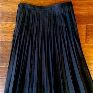 NWOT Wool Banana Republic Pleated Skirt, Sz 0